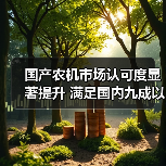 国产农机市场认可度显著提升 满足国内九成以上需求(图2) 国产农机市场认可度显著提升 满足国内九成以上需求(图2)