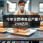 今年全国粮食总产量14298亿斤(图3) 今年全国粮食总产量14298亿斤(图3)