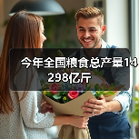 今年全国粮食总产量14298亿斤(图4) 今年全国粮食总产量14298亿斤(图4)