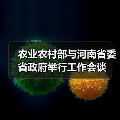 农业农村部与河南省委省政府举行工作会谈（图3）