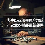 肉牛奶业如何稳产增效?农业农村部最新部署曝光(图4) 肉牛奶业如何稳产增效?农业农村部最新部署曝光(图4)